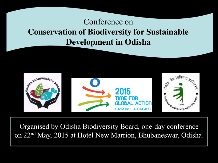 conservation of biodiversity for sustainable development