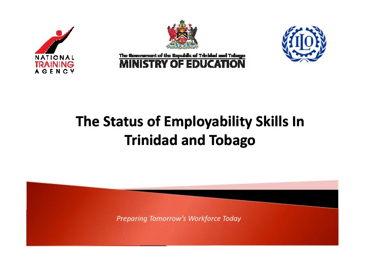 the status of employability skills in the status of