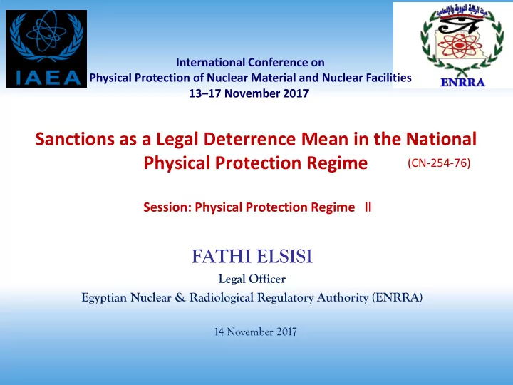 sanctions as a legal deterrence mean in the national