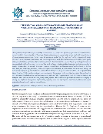 259 Cilt / Vol.: 3, Say / Is.: S2, Yl/Year: 2018, Kod/ID:  81S2 25  2528 2528-9705