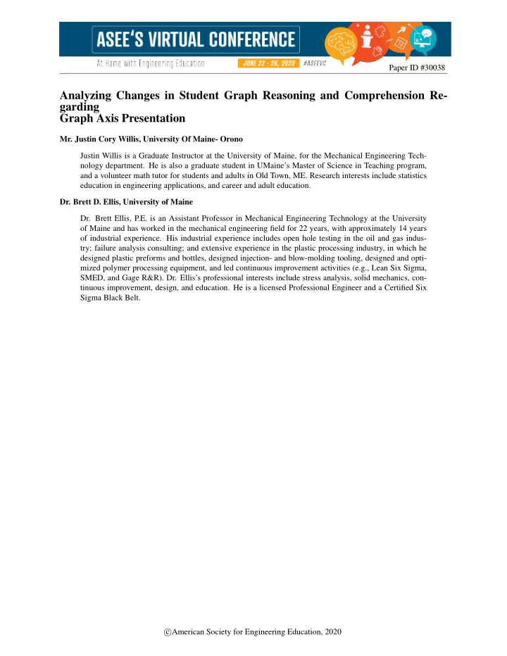 analyzing changes in student graph reasoning and