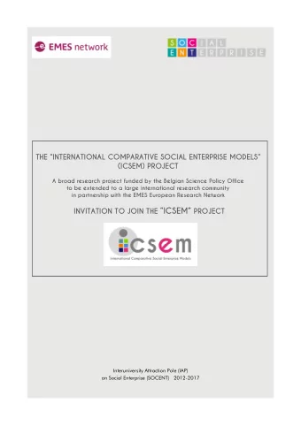 TABLE OF CONTENTS  I.  I.  I.  I.  INTRODUCTION: FROM IAP-  INTRODUCTION: FROM IAP