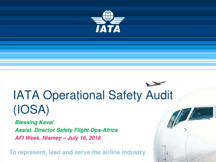 iata operational safety audit iosa