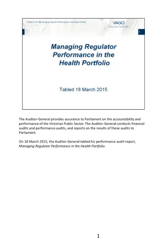 1 We might not always see them, but regulations  the rules government imposes on businesses and