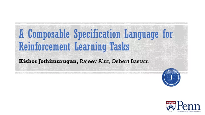 a composable specification language for reinforcement