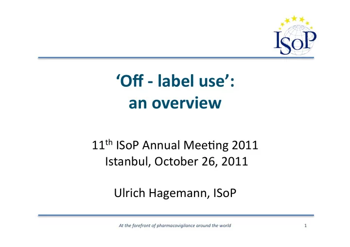 off label use