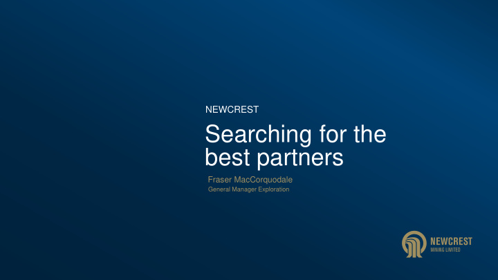 searching for the best partners