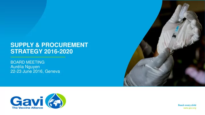 supply procurement
