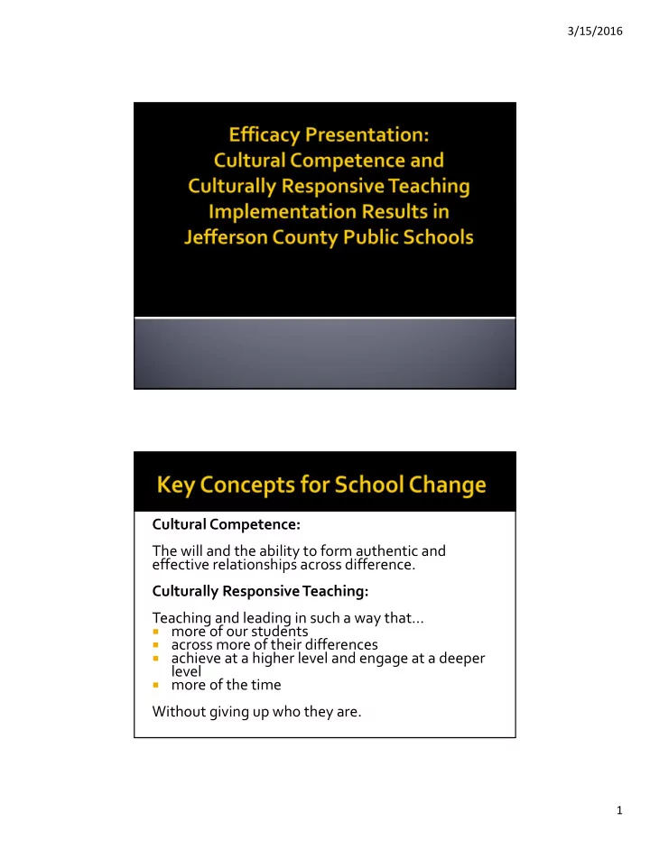 cultural competence the will and the ability to form