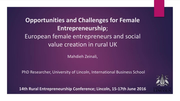 entrepreneurship