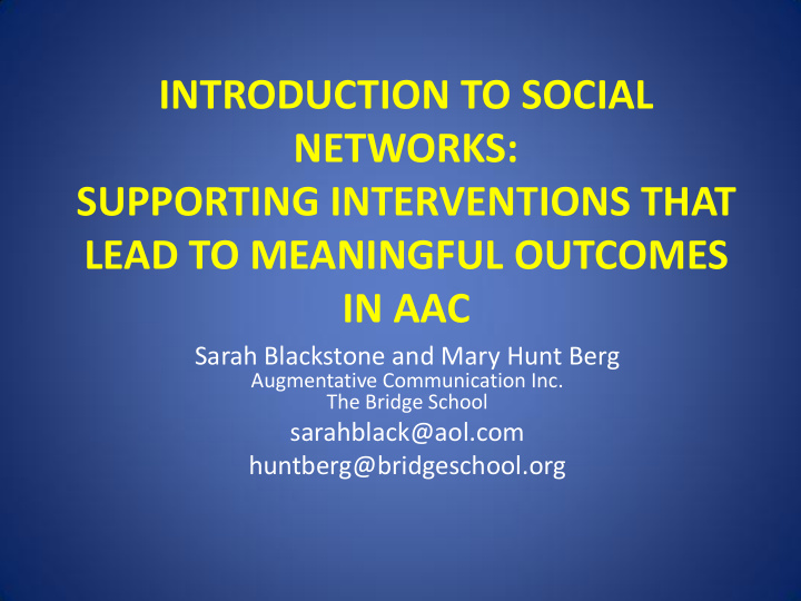 supporting interventions that