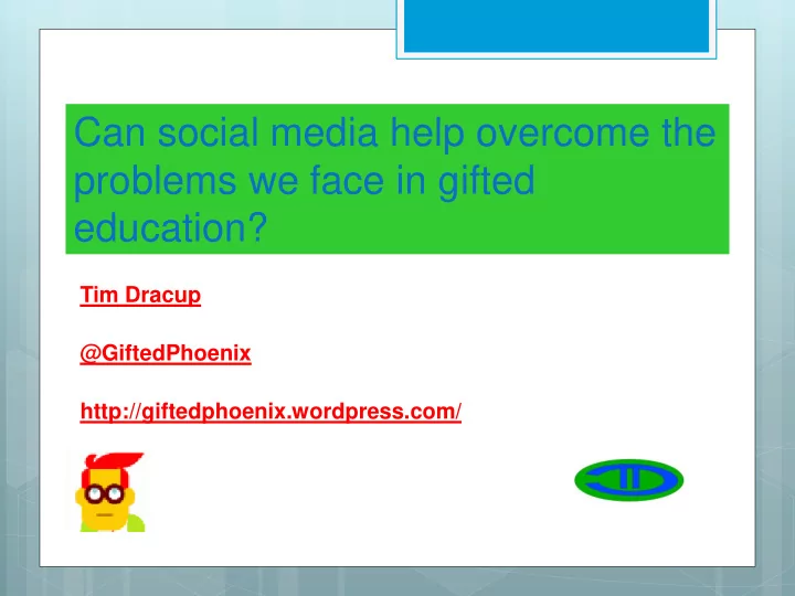 can social media help overcome the