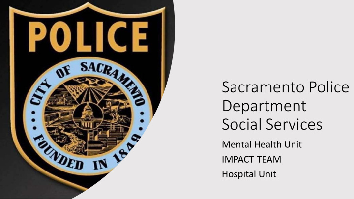 sacramento police department social services