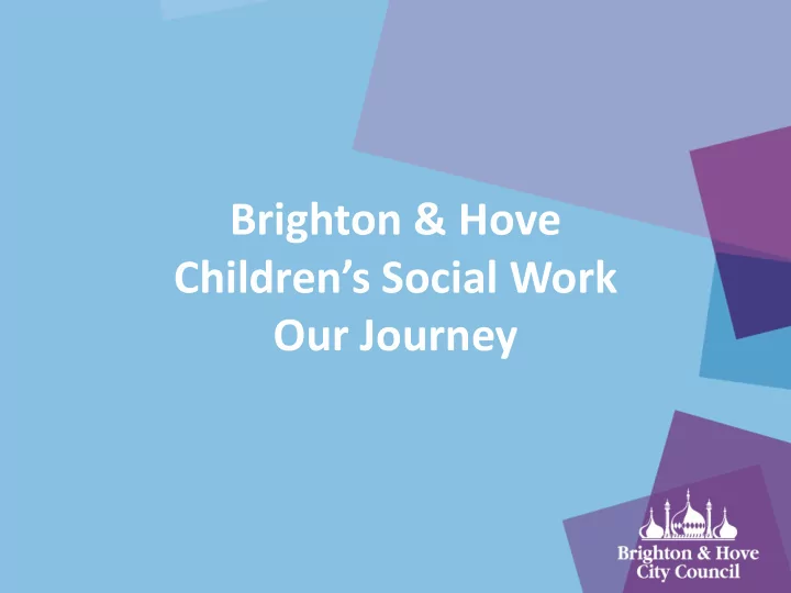 children s social work