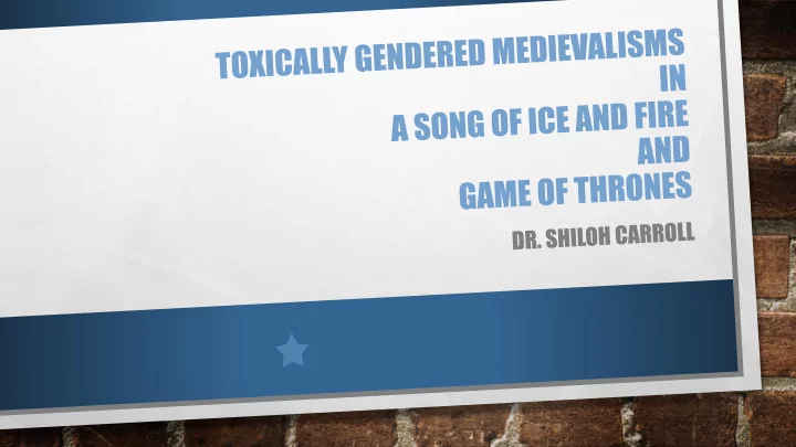 the middle ages