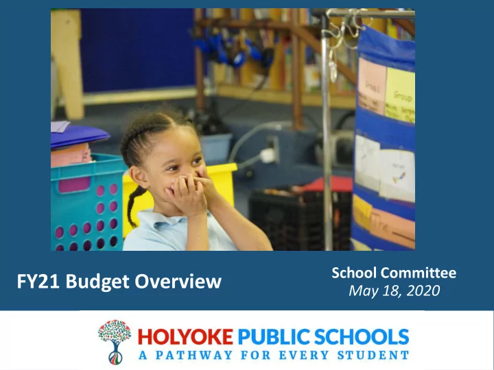 fy21 budget overview