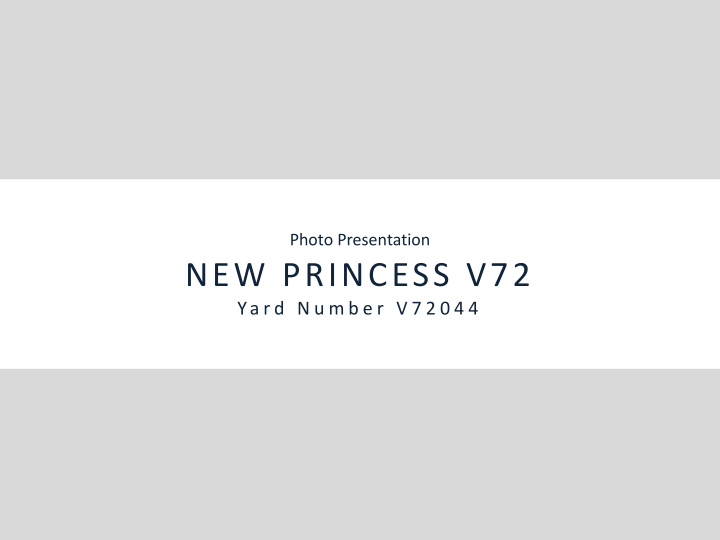 new princess v72