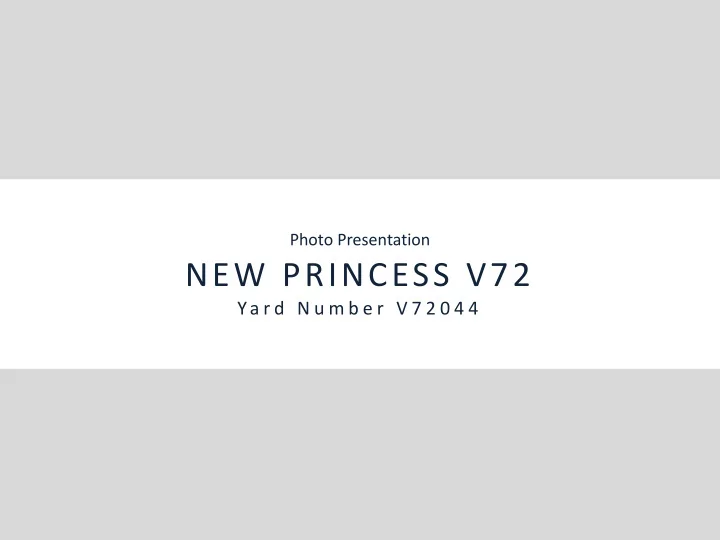 new princess v72