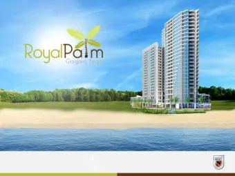 The Building Royal Palm is a waterfront residential  Project with a seductively innovative  design;