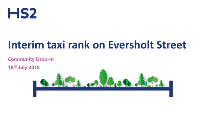 interim taxi rank on eversholt street