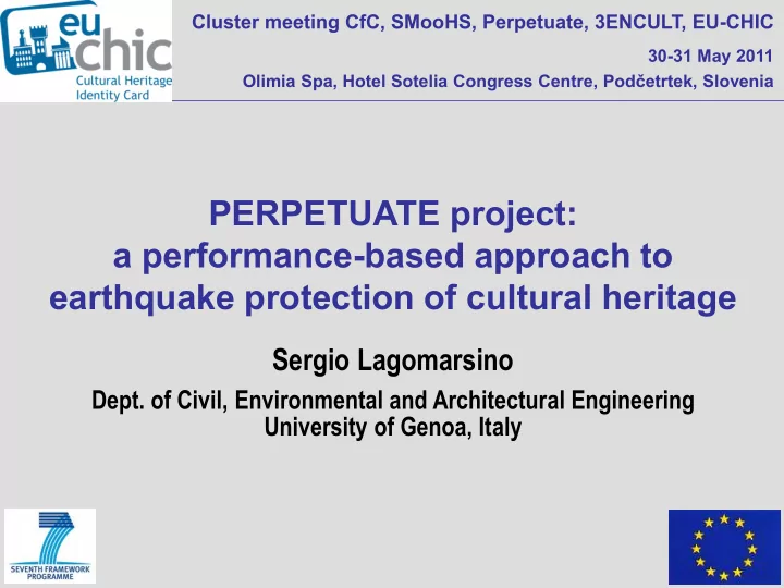 perpetuate project a performance based approach to