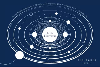 s  t  T  l  u  e  s  d  e  R  B  a  l  k  a  u  e  r  n  P  n  l  A  c  90  2  Ted Baker Plc