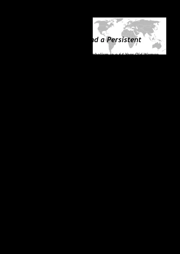 progressive dyspnea and a persistent wheeze