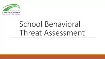 School Behavioral  Threat Assessment  Prevent  Protect  Mitigate  Respond  Recover  EMA