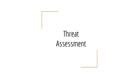 assessment what is threat assessment