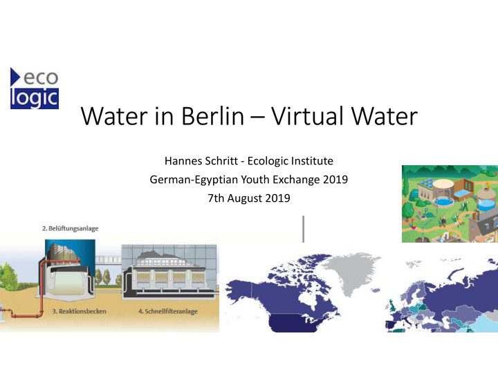 water in berlin virtual water