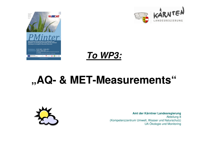 aq met measurements