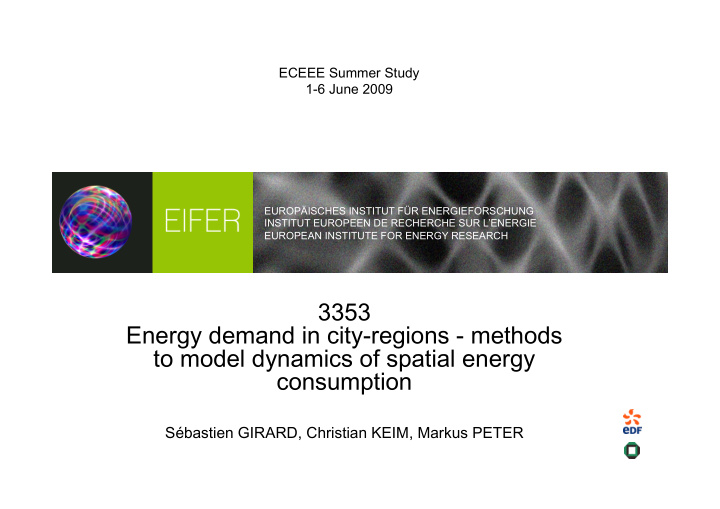 3353 energy demand in city regions methods to model