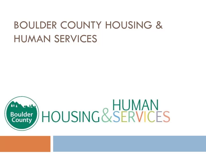 human services
