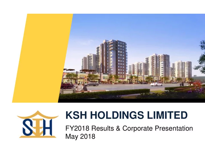 ksh holdings limited