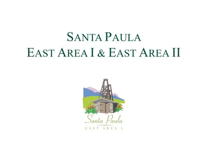 santa paula s east area i