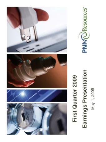 Earnings Presentation  First Quarter 2009  May 1, 2009  February 6, 2009: Preliminary &amp;