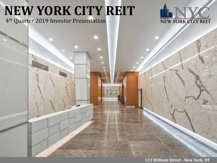 new york city reit