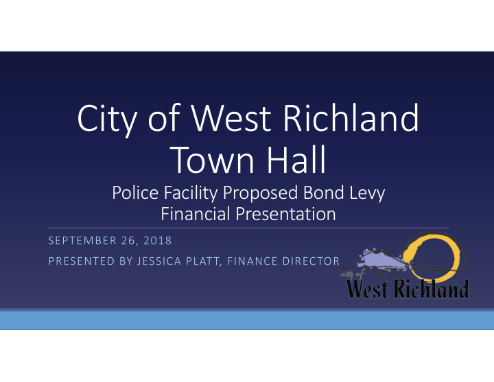 city of west richland town hall