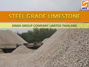 SINGH GROUP COMPANY LIMITED THAILAND Index  SGC Limited : An overview    Limestone Mines : An