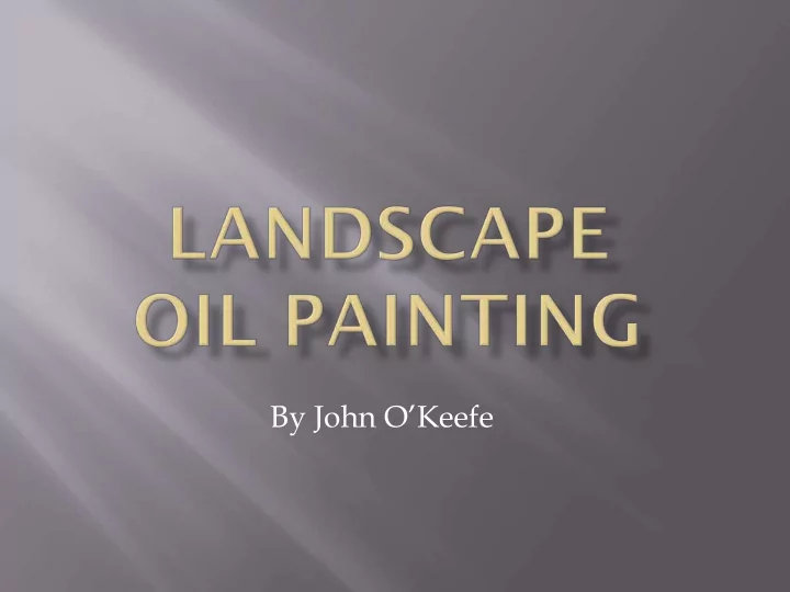 by john o keefe regular visits to museums and galleries
