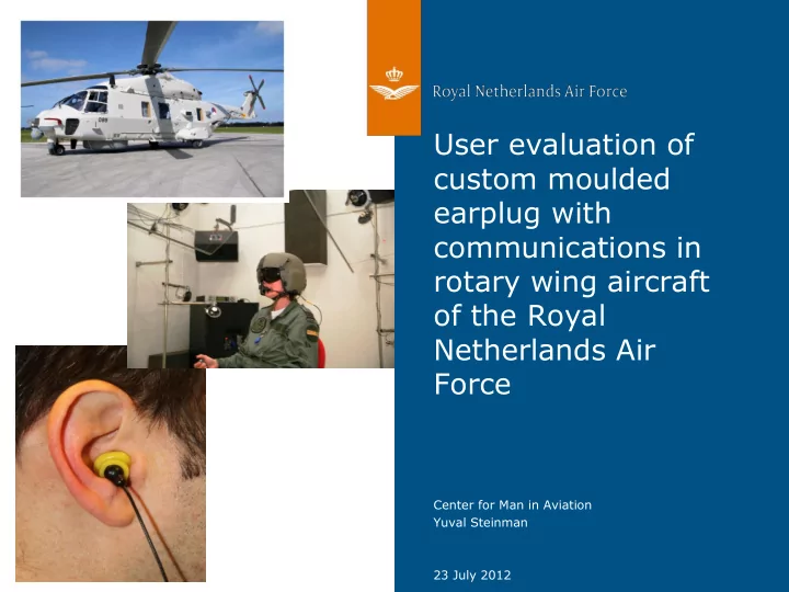 user evaluation of