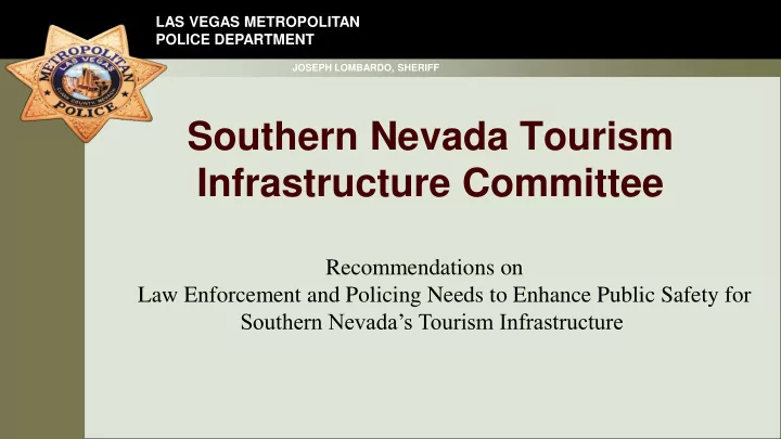 infrastructure committee