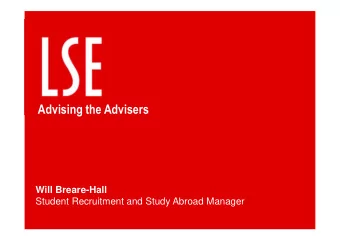 Will Breare-Hall  Student