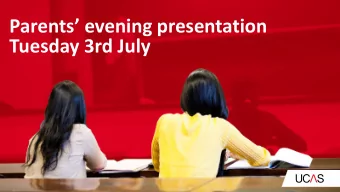 Tuesday 3rd July  Can you put these universities in order of ranking in the Guardian 2019