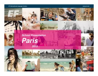 Bournemouth  Paris  2013  EF  Paris    Situated in the center of Paris    Renovated builing