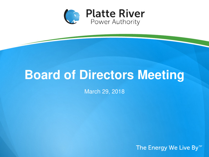 board of directors meeting