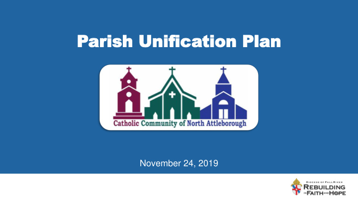 parish arish unifica unification tion plan plan