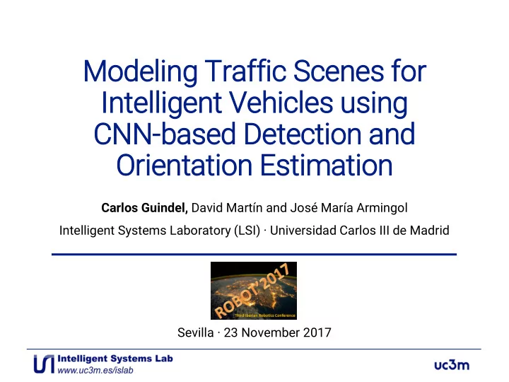 in intelligent vehicles using