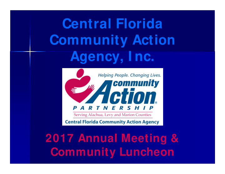 central florida community action agency i nc
