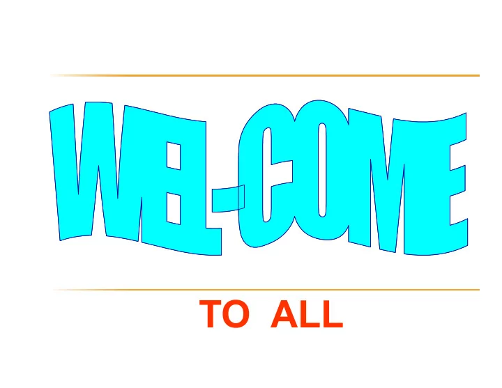 to all